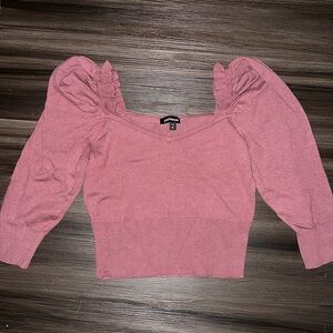 Express Knits 3/4 Sleeve Top